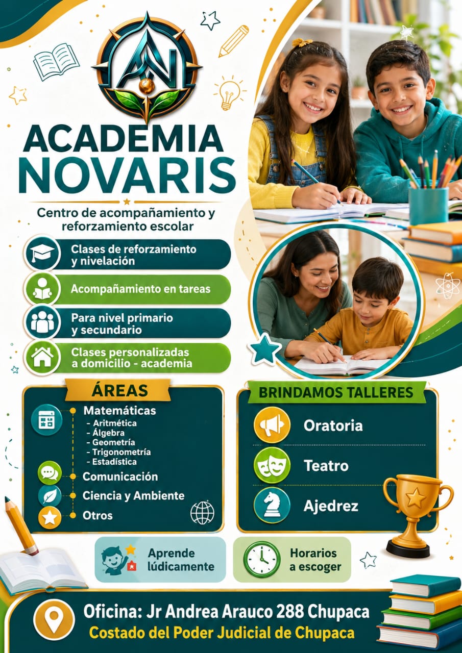 Referencia grafica de los servicios de Academia Novaris